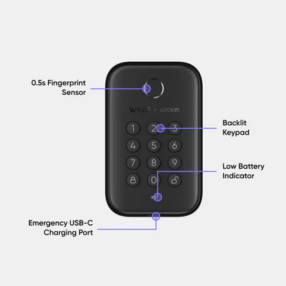 Wyze Lock Bolt (Fingerprint Lock With Bluetooth features and a Padlock) 