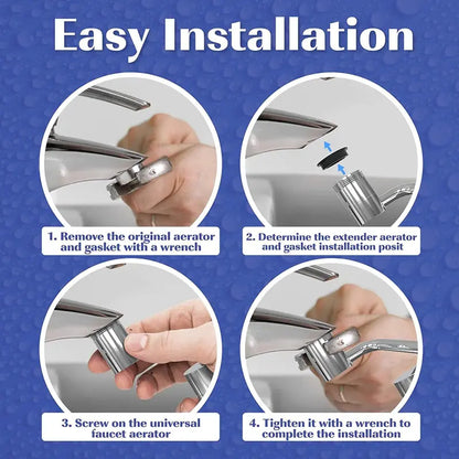 Rotating Faucet Extender Aerator (1080 degree rotation)